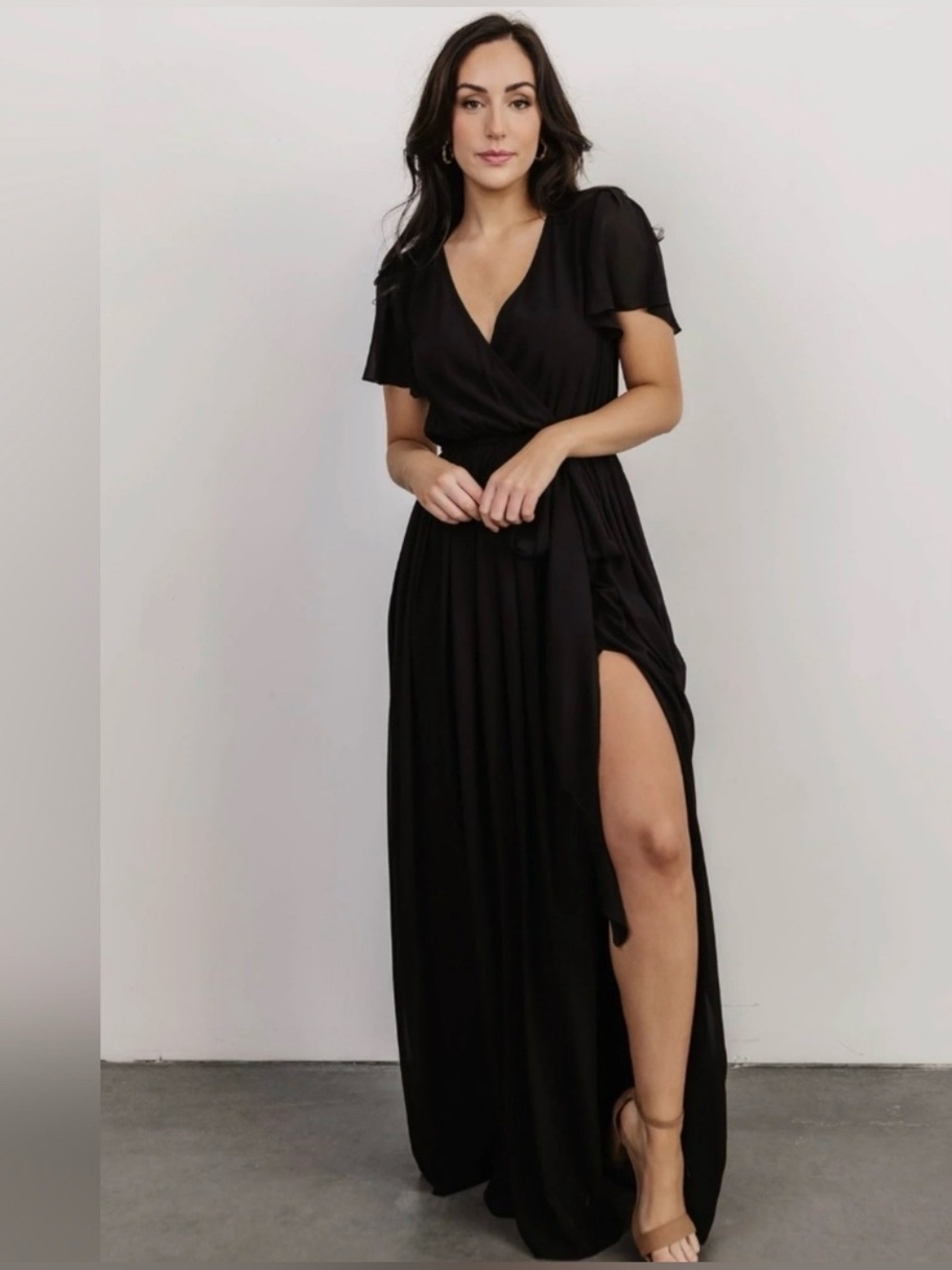 Baltic Born Kristina Maxi Dress Black - Picture 3 of 11